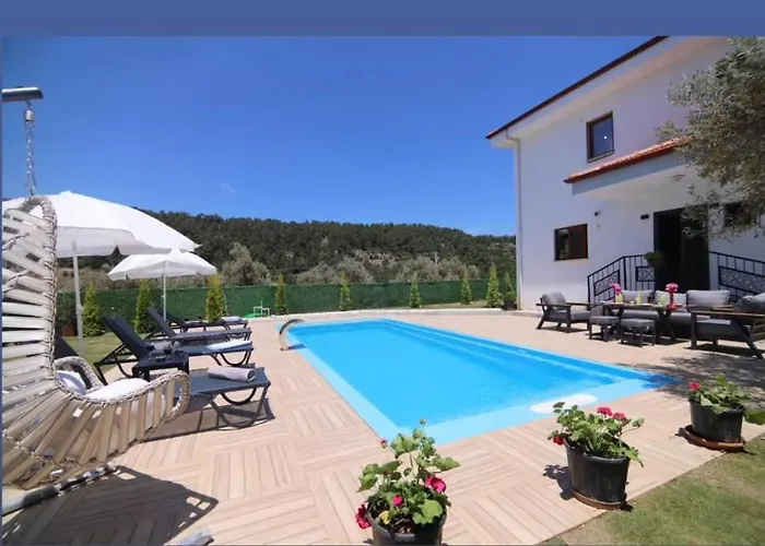 Erce Elegant Family With Pool Akyaka Вилла *